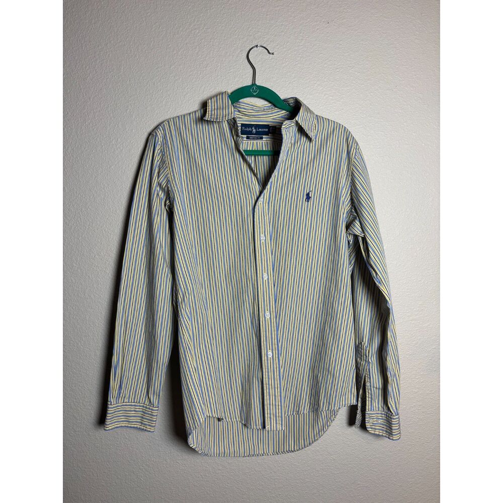 Polo Ralph Lauren Classic Fit Striped Button Down Shirt Men's size 15.5"